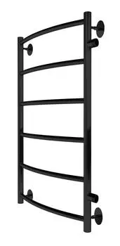 Водяной полотенцесушитель Indigo Arc 70х30 см, черный муар LASW70-30BR-б/п-50