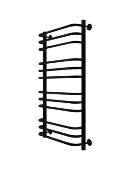 Водяной полотенцесушитель Indigo Brace 100х50 см, черный муар LBCW100-50BR