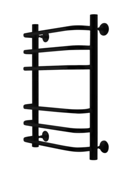 Водяной полотенцесушитель Indigo Brace 60х40 см, черный муар LBCW60-40BR