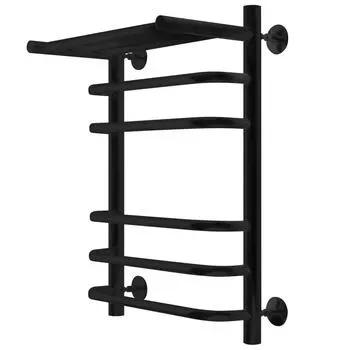 Водяной полотенцесушитель Indigo Brace 60х40 см, черный муар LBCW60-40PBR