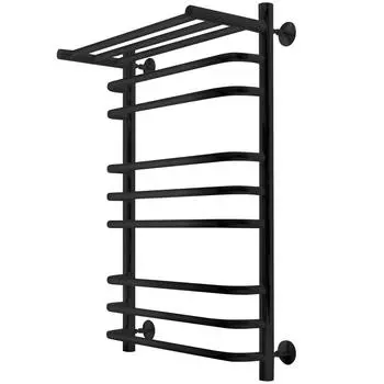 Водяной полотенцесушитель Indigo Brace 80х50 см, черный муар LBCW80-50PBR