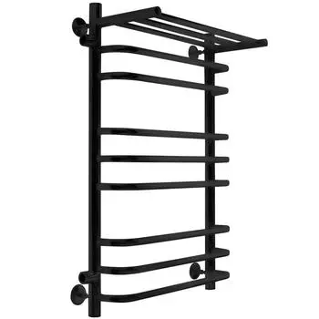 Водяной полотенцесушитель Indigo Brace 80х50 см, черный муар LBCW80-50PBRL-б/п-60