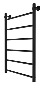 Водяной полотенцесушитель Indigo Line 80х50 см, черный муар LLW80-50BR