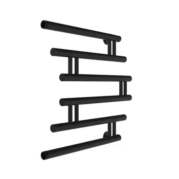 Водяной полотенцесушитель Indigo Zip 50х61 см, черный муар FZW50-50BR