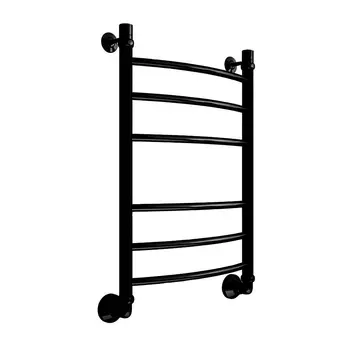 Водяной полотенцесушитель Маргроид Вид 5 60х50 черный матовый RAL 9005