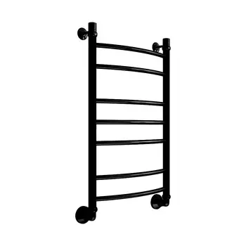 Водяной полотенцесушитель Маргроид Вид 5 80х50 черный матовый RAL 9005
