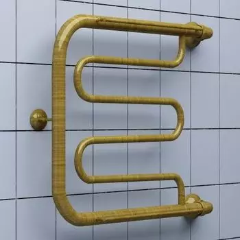 Водяной полотенцесушитель Ника Econ ПМ-1 50/60 с полкой бронза