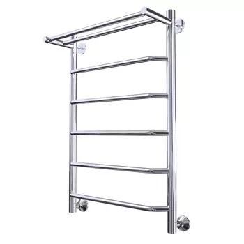 Водяной полотенцесушитель Тругор Браво НП 1 П 80х50 (ЛЦ4) с полкой, хром