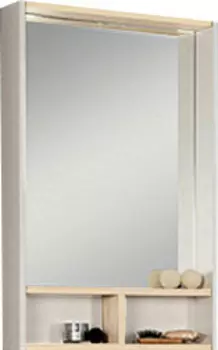 Зеркало Aquaton Йорк 55 белый/ясень фабрик