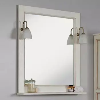 Зеркало Акватон Жерона 85 белое золото