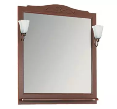 Зеркало Aquanet Амелия 90 орех