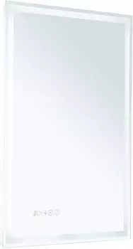 Зеркало Aquanet Оптима 50 белый матовый LED