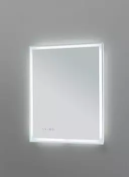 Зеркало Aquanet Оптима 60 белый матовый LED