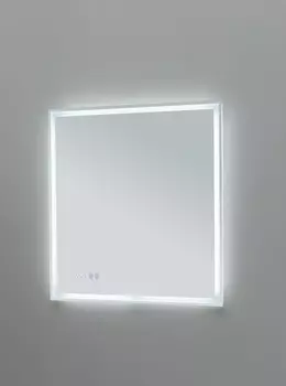 Зеркало Aquanet Оптима 80 белый матовый LED