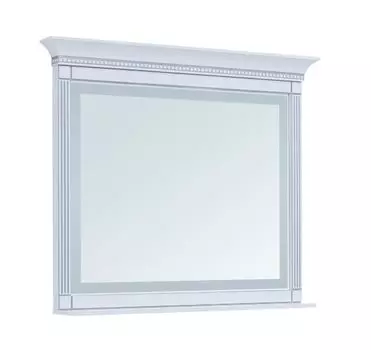 Зеркало Aquanet Селена 120 белый/серебро