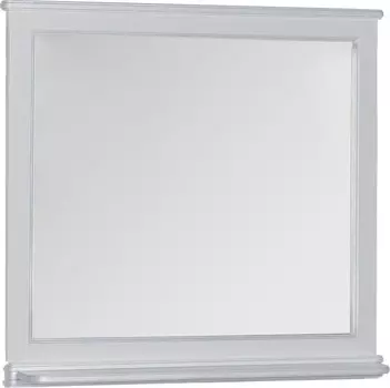 Зеркало Aquanet Валенса 110 белый краколет/серебро (без светильников)