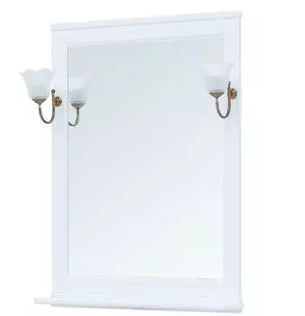 Зеркало Aquanet Валенса 75 белый