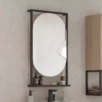 Зеркало Aquaton Лофт Фабрик 50 дуб эндгрейн