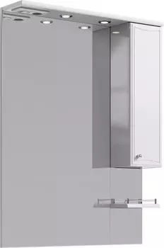 Зеркало Aqwella Barcelona 80 с подсветкой и шкафчиком