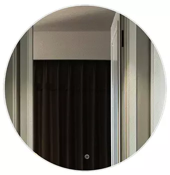 Зеркало Azario Alone Cerchio CS00079362 80х80 c подсветкой и диммером, сенсорный выключатель