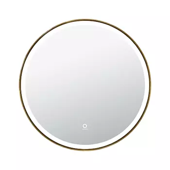 Зеркало Azario AZ-Z-260CS 60х60 c подсветкой и диммером, сенсорный выключатель, дерево