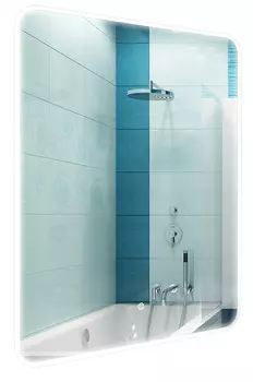 Зеркало Azario Esterna Raggio CS00079361 60х80 c подсветкой и диммером, сенсорный выключатель