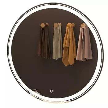 Зеркало Azario Olivia CS00066641 80х80 c подсветкой и диммером, сенсорный выключатель