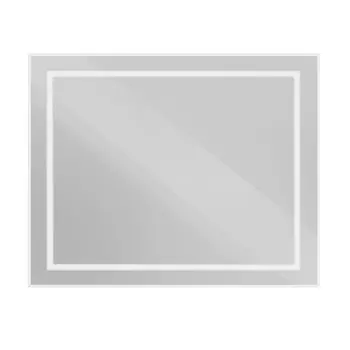 Зеркало BelBagno SPC-KRAFT-1000-800-SENS-AL с подсветкой и сенсорным выключателем по периметру рамы, сатин