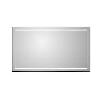 Зеркало BelBagno SPC-KRAFT-1400-800-LED-TCH-WARM-NERO с подсветкой и подогревом