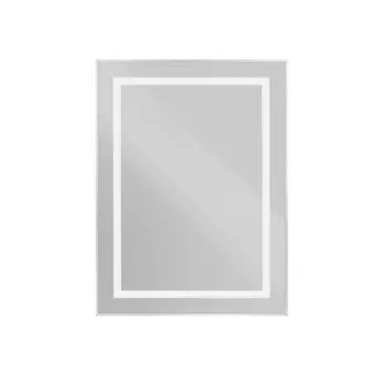 Зеркало BelBagno SPC-KRAFT-500-800-SENS-AL с подсветкой и сенсорным выключателем по периметру рамы, сатин