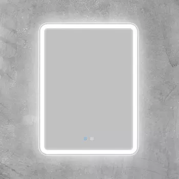 Зеркало BelBagno SPC-MAR-600-800-LED-TCH-SND с подсветкой, подогревом и голосовым управлением