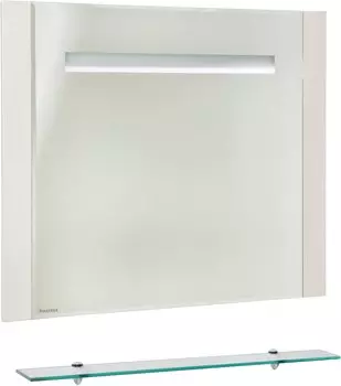 Зеркало Bellezza Берта подвесная 90 бежевое, с подсветкой