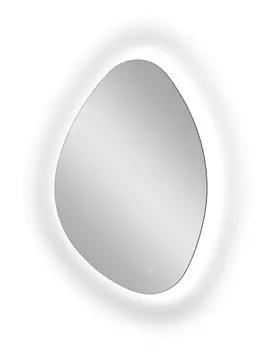 Зеркало Bellezza Джина 70х100 с подсветкой, белый