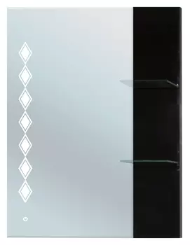 Зеркало Bellezza Глория Гласс 75 черное