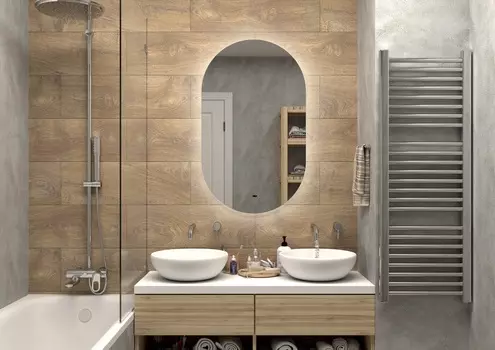 Зеркало Bellezza Эдда 60х100 с подсветкой