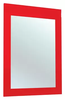 Зеркало Bellezza Мираж 80 красное