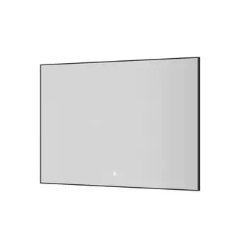Зеркало Boheme Modern 543-100-GM100х70 с подсветкой, графит матовый