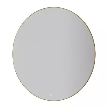 Зеркало Boheme Modern 545-120-MG D120 с подсветкой, золото матовое