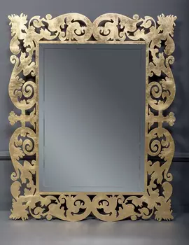 Зеркало Boheme Caprice 553 золото с подсветкой