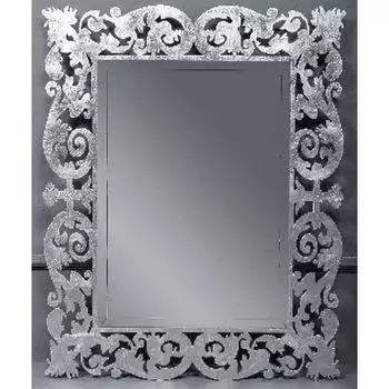 Зеркало Boheme Caprice 562 серебро с подсветкой