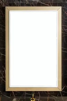 Зеркало Boheme Dolce 105х70 светлое золото