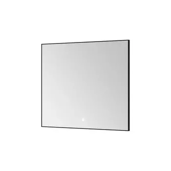 Зеркало Boheme Modern 543-080-B 80х70 с подсветкой, черный матовый