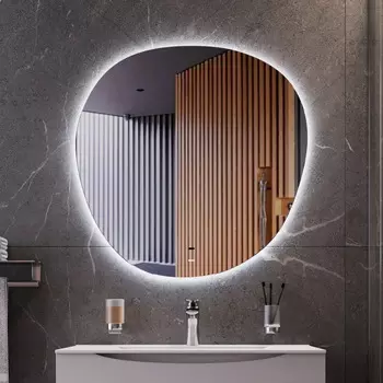 Зеркало Bond Circle 80х80 с LED-подсветкой и бесконтактным сенсором