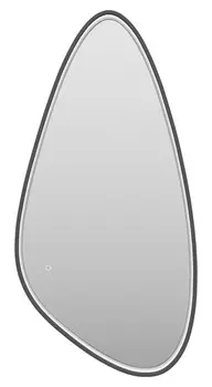 Зеркало Brevita Venus 60х120 с подсветкой, черный