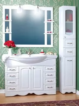 Зеркало Бриклаер Анна 120 белое