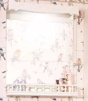 Зеркало Бриклаер Кантри 45 бежевый дуб прованс