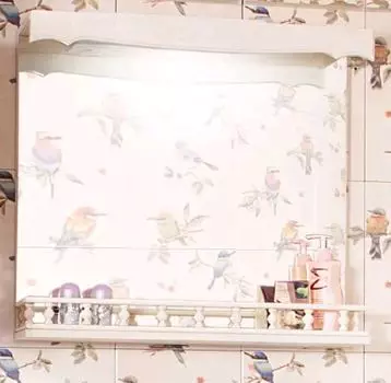 Зеркало Бриклаер Кантри 85 бежевый дуб прованс