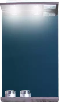 Зеркало Бриклаер Кристалл 40 ясень анкор темный