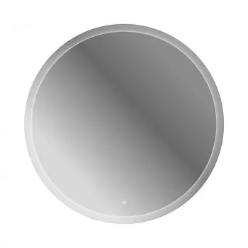 Зеркало Cezares Eco D80 с лазерной гравировкой, контурной подсветкой и сенсорным выключателем