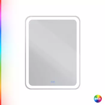 Зеркало Cezares Multicolore 60х80 со встроенной разноцветной подсветкой RGB и сенсорным выключателем